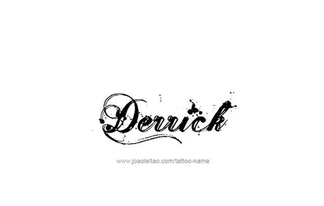 hand name tattoos|cute female derick name tattoos.